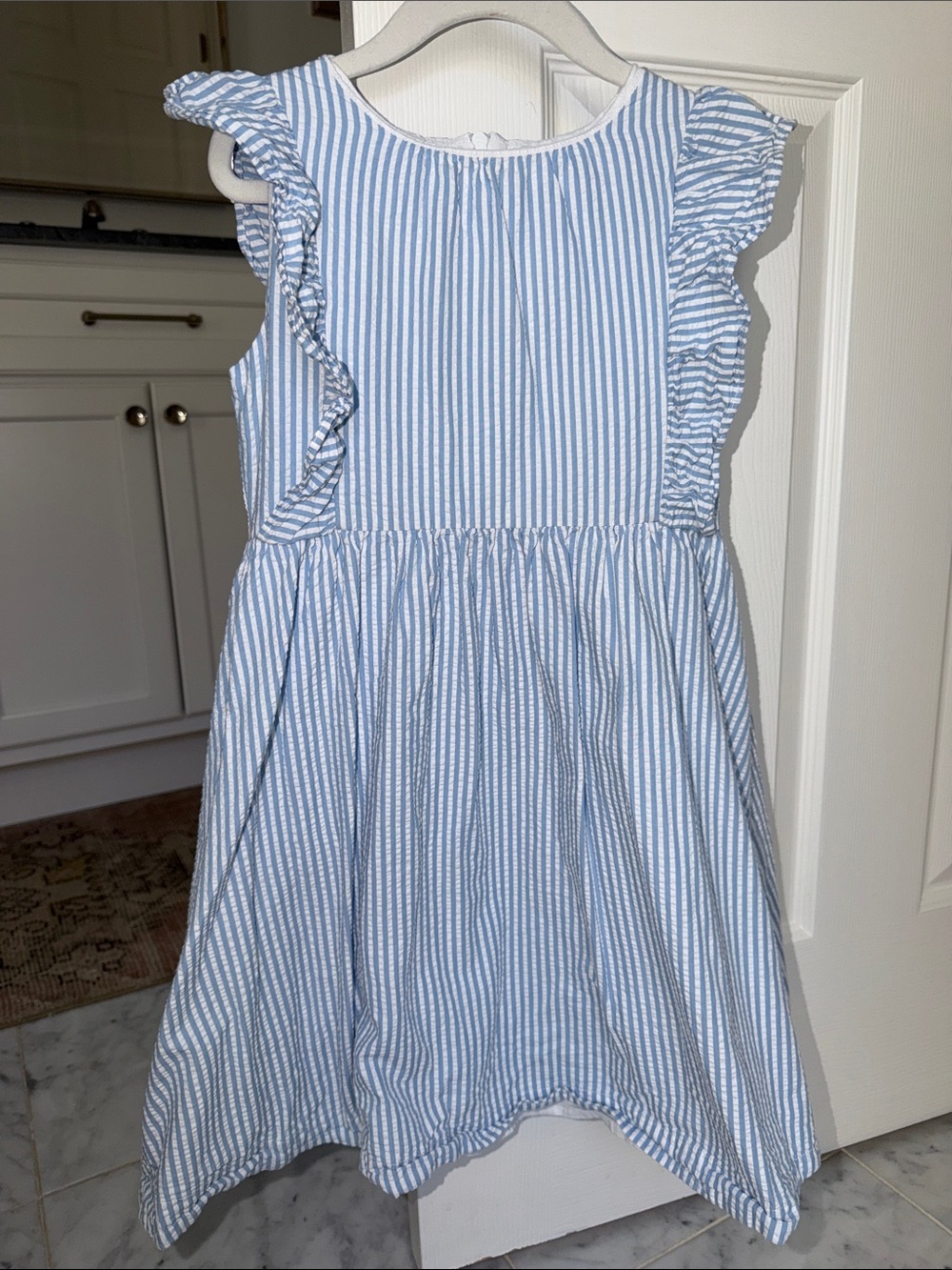 CrewCuts girls’ seersucker ruffled summer dress